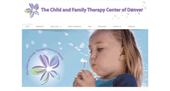 Desktop Screenshot of childfamilytherapyofdenver.com